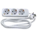 E-Line schuko stikdåse 3-vejs 3x1,5 mm² 1,5m