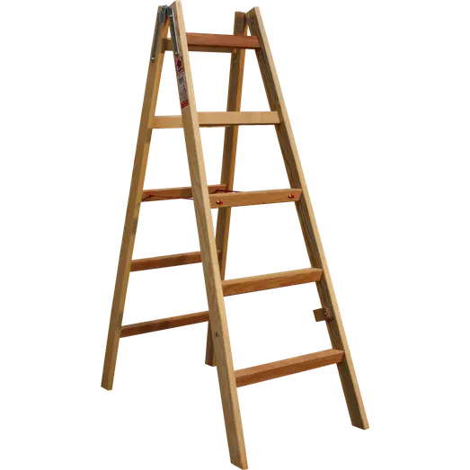 Jumbo Proff træwienerstige 5 trin 1,40 meter