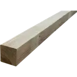 Tømmer høvlede stolper trykimprægneret 90 x 90 mm