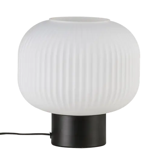 Nordlux Milford bordlampe sort/opal