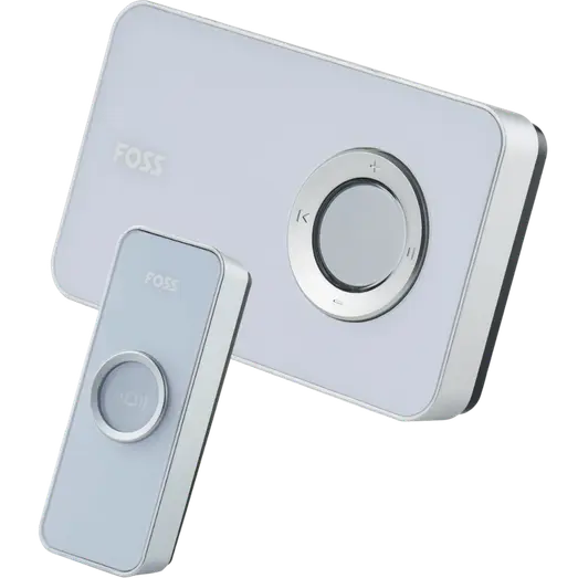 TREND DESIGN dørklokke batteri hvid