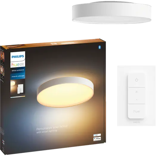 Philips Hue Enrave XL plafond Ø55,1 cm 48W hvid