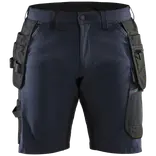 Blåklæder håndværker shorts 4-vejs stretch mørk marineblå/sort