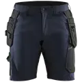 Blåklæder håndværker shorts 4-vejs stretch mørk marineblå/sort