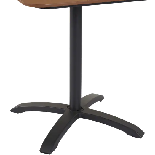 Morsø cafébord Alu/nonwood 69x69 cm sort/teak