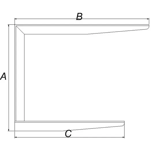 PN dobbelt bordbæring 440x550x450 mm hvid