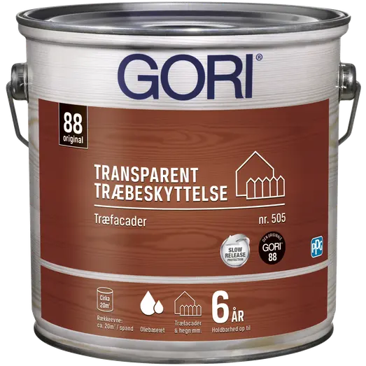 GORI 505 transparent træbeskyttelse transprent base 40 2,25 L