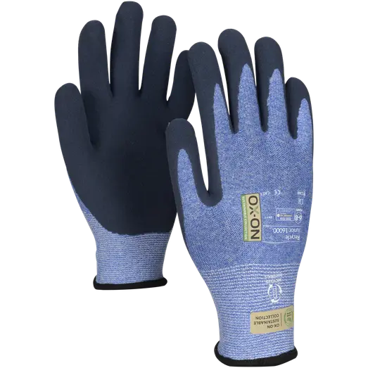 OX-ON 16000 Recycle Junior arbejdshandsker blå