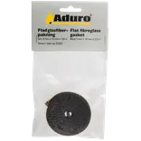 Aduro sort flad glasfiberpakning 2mm x 10 mm x 2,0 m