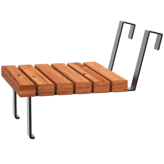 PLUS Relax bænk m/hængebord 150 cm ThermoWood®