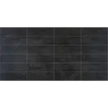 Berryalloc kitchenwall 2,2x600x1200 mm sort fløjl - 10x30 cm flise