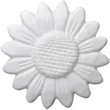Decosa vægpynt sunflower Ø14 cm 2 stk