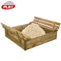 Nordic Play sandkasse træ inkl. 240 kg sand