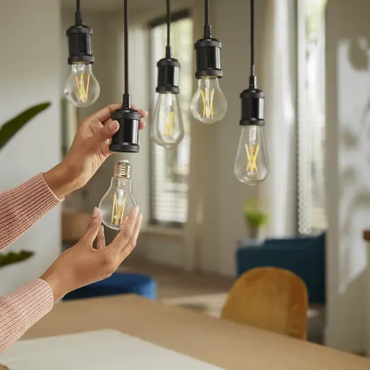 Philips Smart WiZ white LED pære E27 6,7W edison