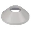 Roset t/afløbsrør 32/80 mm hvid plast