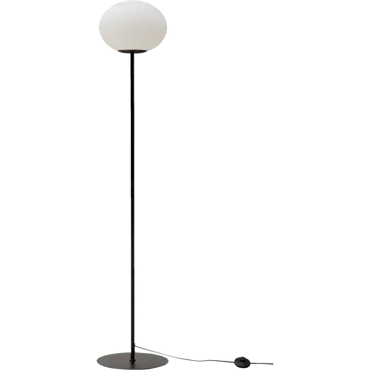 Dyberg Larsen Princess gulvlampe opal/sort