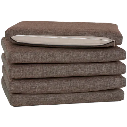 Næsby hynder hjørnesofa grøn/brun natur