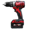 Milwaukee M18 BDD-403C 18V bore-/skruemaskine 3x4.0 Ah batteri og lader