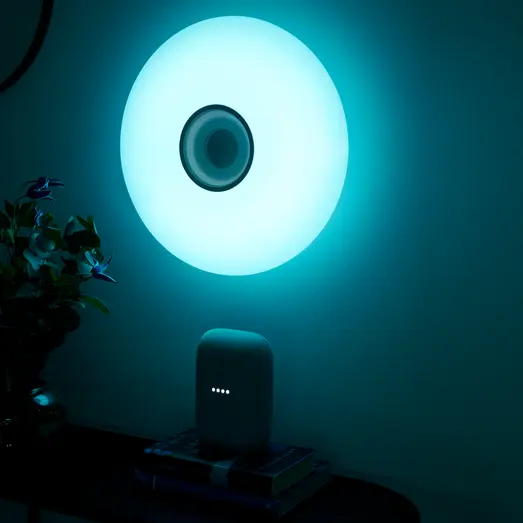 Nordlux Djay smart colour plafond og Bluetooth-højtaler