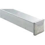 Wimex stolpesæt T140 +hat+anker+lim 2x80x80MMx2000M