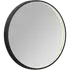 Milobad CL066 LED spejl Ø60 med sort ramme