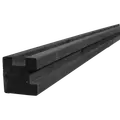 Systemhegn hjørnestolpe sortmalet 97x97 mm