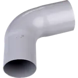 Plastmo bøjning 75 mm, 75° grå