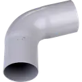 Plastmo bøjning 75 mm, 75° grå