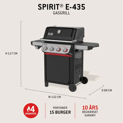 Weber® Spirit® E-435 gasgrill