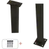 Plus Stålstolpe m/fod til håndliste inkl. bolte  4,5x4,5x103,3 cm sort