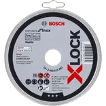 Bosch PRO Stainless Steel and Metal limet skæreskive i rustfrit stål og metal, 125 x 1 x 22,23 mm, X-Lock, lige