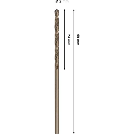 Bosch PRO Stainless Steel HSS-Co-spiralbor, 2x24x49 mm