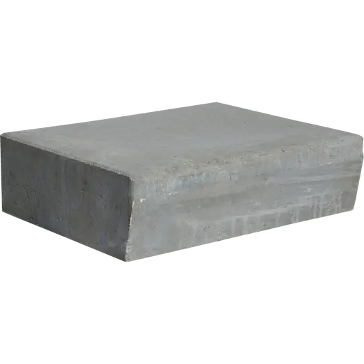 IBF trappetrin skrå kant 50x40x14 cm grå