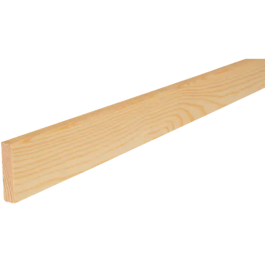 HT 38 fyr forkantliste 1 rund kant 9x33x3600 mm