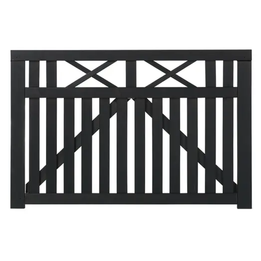 Plus Vinesse enkeltlåge 100x98 cm sort