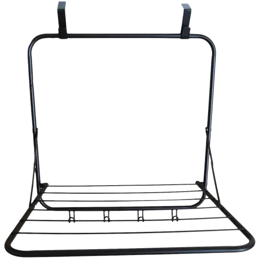 Tørrestativ til dør 4 m tørreplads sort