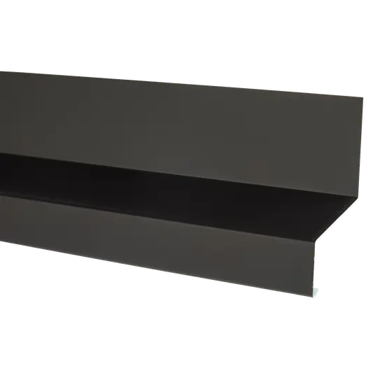 Bygtjek facadeprofil 1000 mm sort