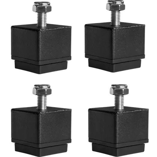 PLUS Cubic blomsterkasse m/fødder 87×50×67 cm sort