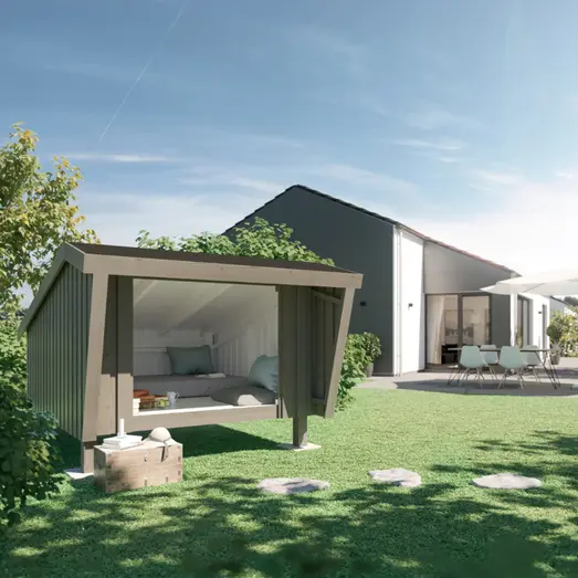 Plus shelter ubehandlet nåletræ