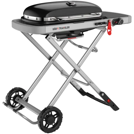 Weber Traveler gasgrill sort