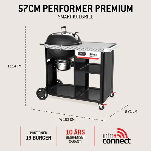 Weber® Performer Premium Smart Kulgrill