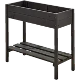 Plus Plantekasse på ben 88x37x79 cm Grundmalet sort