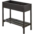 Plus Plantekasse på ben 88x37x79 cm Grundmalet sort