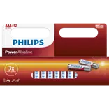 Philips Power Alkaline LR03/AAA batteri 12 stk.
