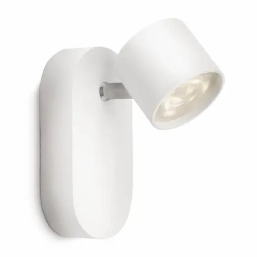 Philips myLiving Star LED spot 1x4W hvid