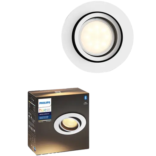 Philips Hue Milliskin indbygningsspot rund GU10 LED