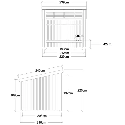 Plus Nordic bålhytte 5 m2
