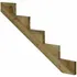 Plus Terrassetrappe 5 trin 88x126 cm 34,2°  120 cm