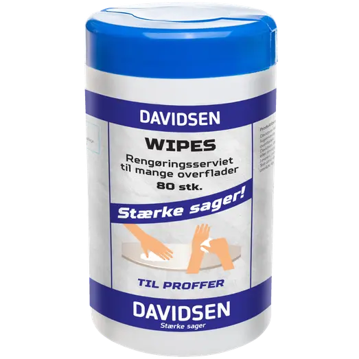 Davidsen wipes/vådserviet 80 stk