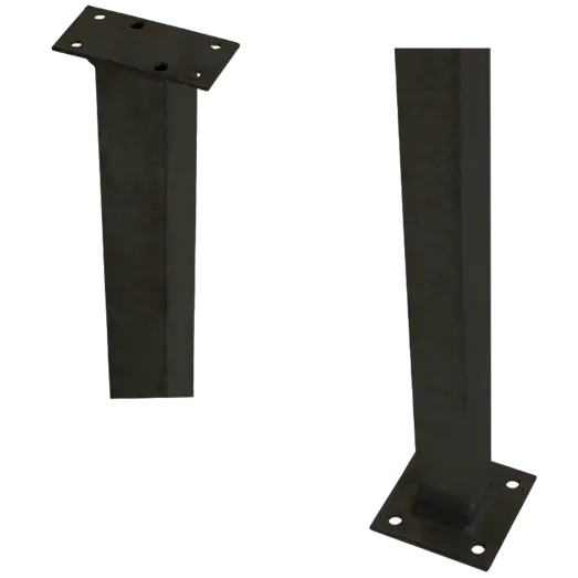 Plus Stålstolpe m/fod til håndliste  4,5x4,5x103,3 cm